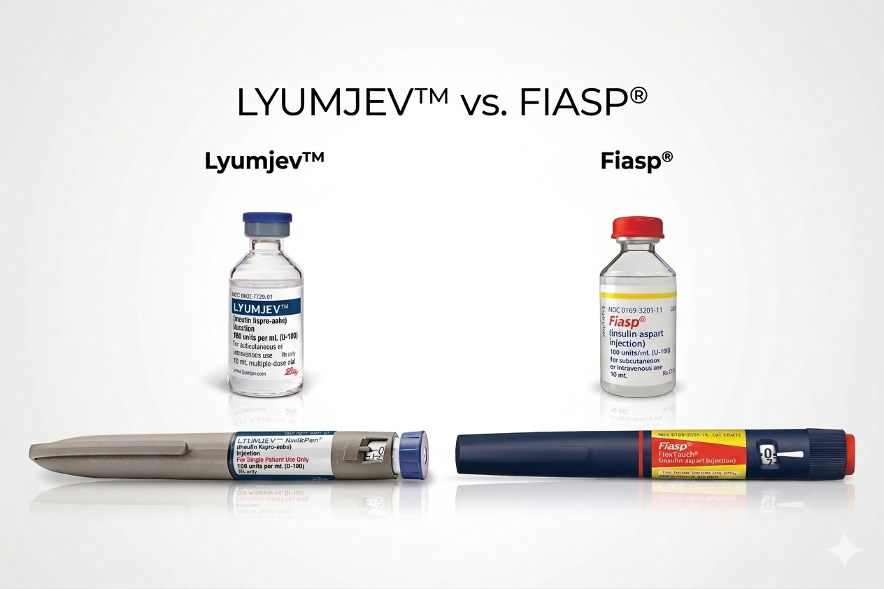 Ultra-rýchle  inzulíny: Fiasp a Lyumjev